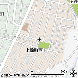 新潟県長岡市上除町西周辺の地図