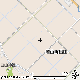 石川県珠洲市若山町出田周辺の地図