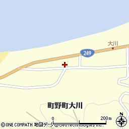 石川県輪島市町野町大川ヌ周辺の地図
