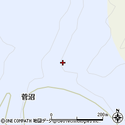 福島県大沼郡金山町西谷早稲田周辺の地図