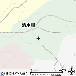 福島県田村郡三春町清水畑周辺の地図