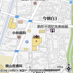 新潟県長岡市今朝白2丁目周辺の地図