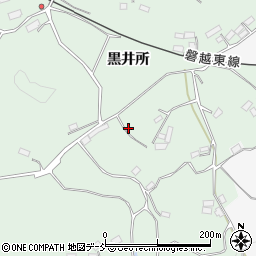 福島県田村市船引町笹山黒井所周辺の地図