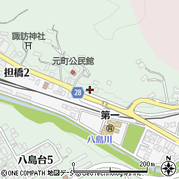福島県田村郡三春町平沢担橋64-8周辺の地図