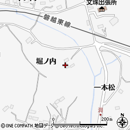 福島県田村市船引町文珠堀ノ内周辺の地図