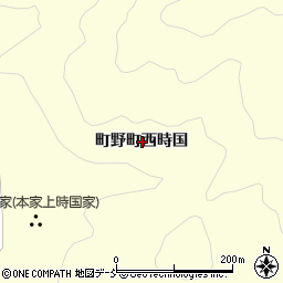 石川県輪島市町野町西時国周辺の地図