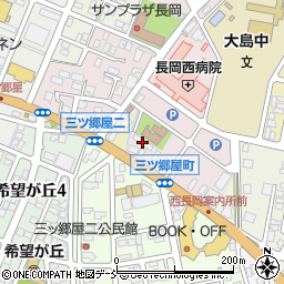 新潟県長岡市三ツ郷屋町388周辺の地図