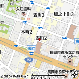 美容室ビー・キュート・サイド表町店周辺の地図