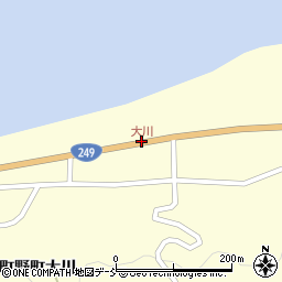 大川周辺の地図