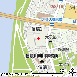 国土交通省信濃宿舎２周辺の地図