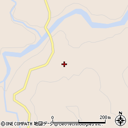 石川県珠洲市若山町上黒丸6周辺の地図