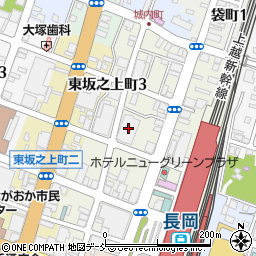 三菱地所パークスＩＹパーキング長岡駐車場周辺の地図