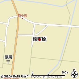 福島県会津若松市湊町大字原周辺の地図