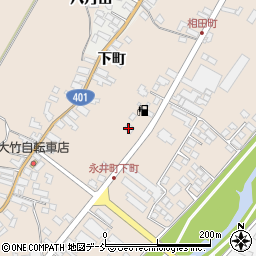 会津よつば農業協同組合　永井野支店周辺の地図