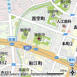 徳聖寺周辺の地図