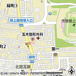 新潟県長岡市緑町周辺の地図