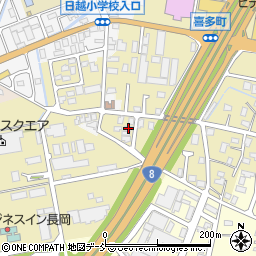 新潟県長岡市喜多町201周辺の地図