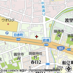 新潟県長岡市日赤町1丁目周辺の地図