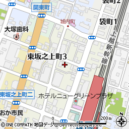 パラカ長岡市城内町第１駐車場周辺の地図