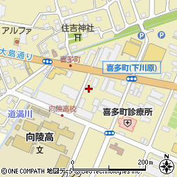 ラーメンあおきや 喜多町店周辺の地図