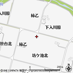 福島県郡山市喜久田町早稲原下入川原周辺の地図