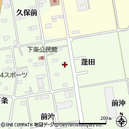 福島県双葉郡双葉町新山蓬田周辺の地図