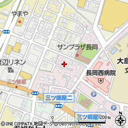 新潟県長岡市三ツ郷屋町25周辺の地図