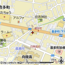 新潟トヨタ自動車　長岡喜多町店周辺の地図
