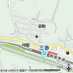 福島県田村郡三春町平沢栄町2-39周辺の地図