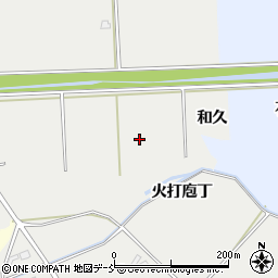 福島県郡山市熱海町下伊豆島和久周辺の地図