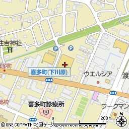 エクボ美容室　喜多町店周辺の地図