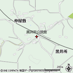 黒井所公民館周辺の地図
