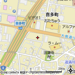 新潟県長岡市喜多町303周辺の地図