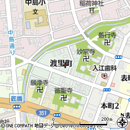 新潟県長岡市渡里町周辺の地図