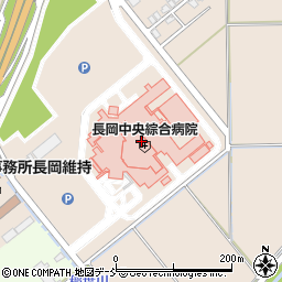 新潟県厚生連第一労働組合　長岡支部周辺の地図