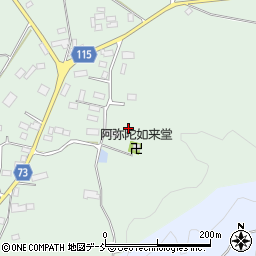 福島県郡山市西田町三町目清水堂周辺の地図
