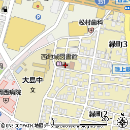長岡市大島コミュニティセンター周辺の地図