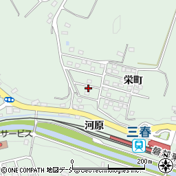 福島県田村郡三春町平沢栄町2-86周辺の地図