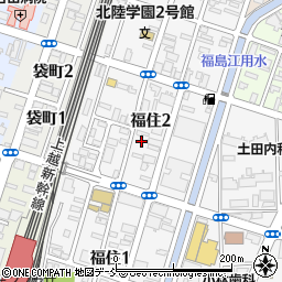 新潟県長岡市福住周辺の地図