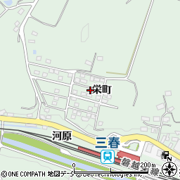 福島県田村郡三春町平沢栄町2-15周辺の地図