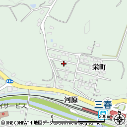 福島県田村郡三春町平沢栄町2-74周辺の地図
