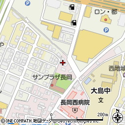 新潟県長岡市三ツ郷屋町14周辺の地図