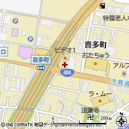 新潟県長岡市喜多町400周辺の地図