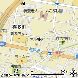 新潟県長岡市喜多町386周辺の地図