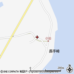 石川県珠洲市三崎町小泊ニ周辺の地図