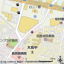 新潟県長岡市三ツ郷屋町89周辺の地図