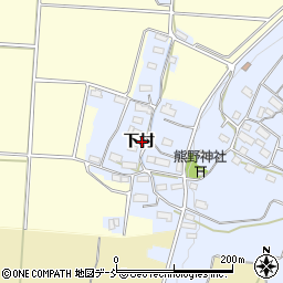 福島県会津若松市門田町大字堤沢下村周辺の地図
