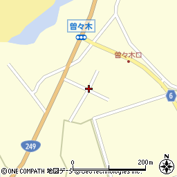 石川県輪島市町野町西時国鳥毛周辺の地図