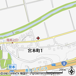 新潟県長岡市宮本町1丁目154周辺の地図