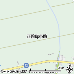 石川県珠洲市正院町小路周辺の地図